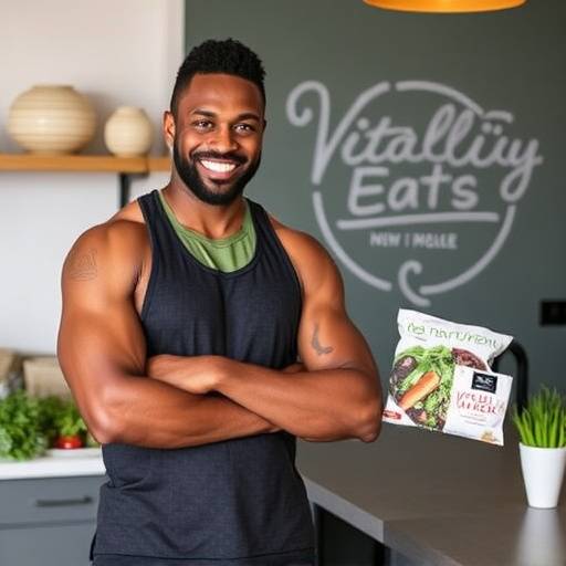 Michael Williams, a personal trainer, recommending Vitality Eats to his client